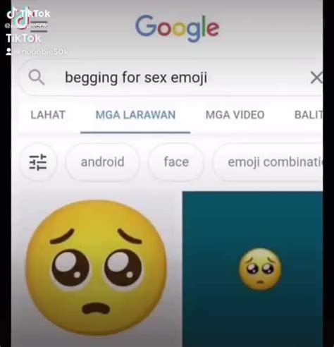 begging for sex emoji